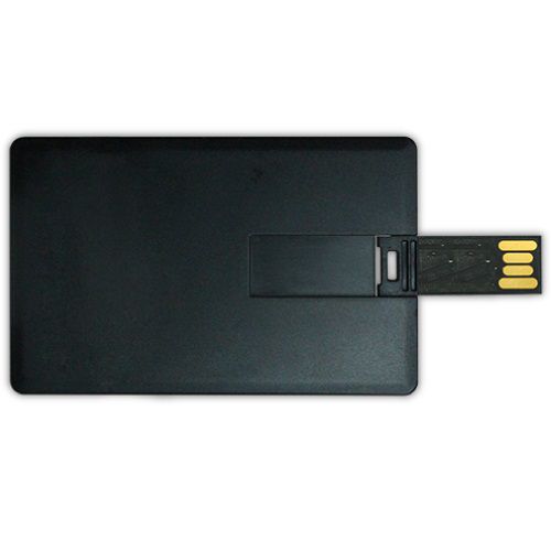 Card Shaped USB Flash Drives 8GB - Black